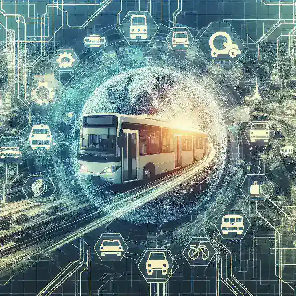 "Diagram pengembangan algoritma prediksi keberangkatan transportasi umum di Indonesia, menunjukkan metode analisis data dan pemodelan yang meningkatkan efisiensi layanan transportasi."