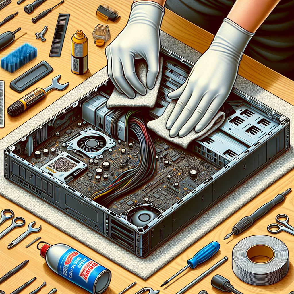 Bagaimana cara merawat casing komputer saya dengan benar?